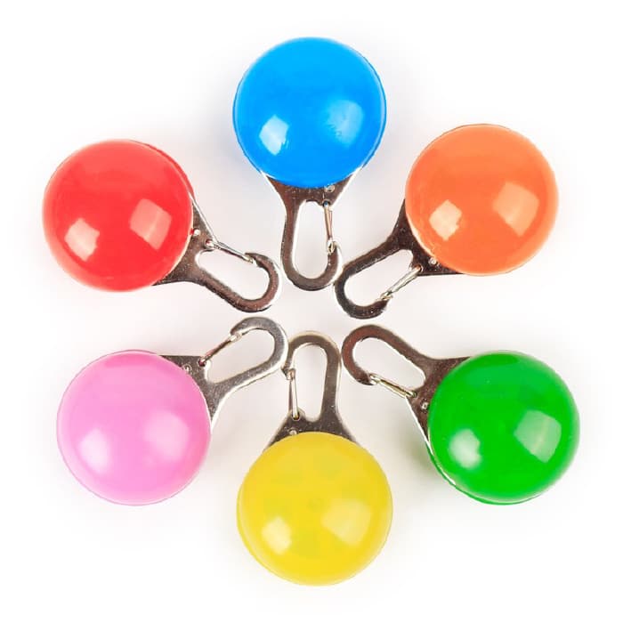 آویز قلاده مدل چراغ دار رنگی سگ و گربه LED Flashing Collar Bulb — تصویر ۳
