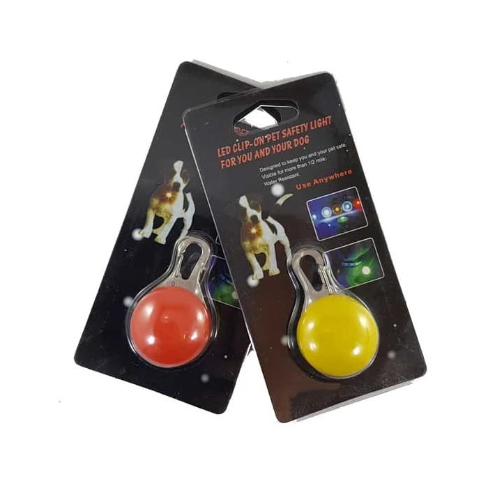 آویز قلاده مدل چراغ دار رنگی سگ و گربه LED Flashing Collar Bulb