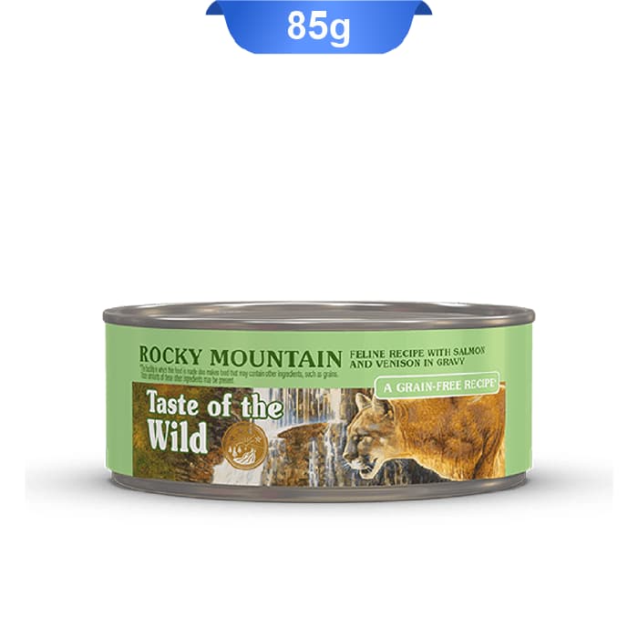 کنسرو تیست اف د وایلد گربه طعم گوزن و ماهی سالمون وزن 85 گرم Taste of the Wild RM