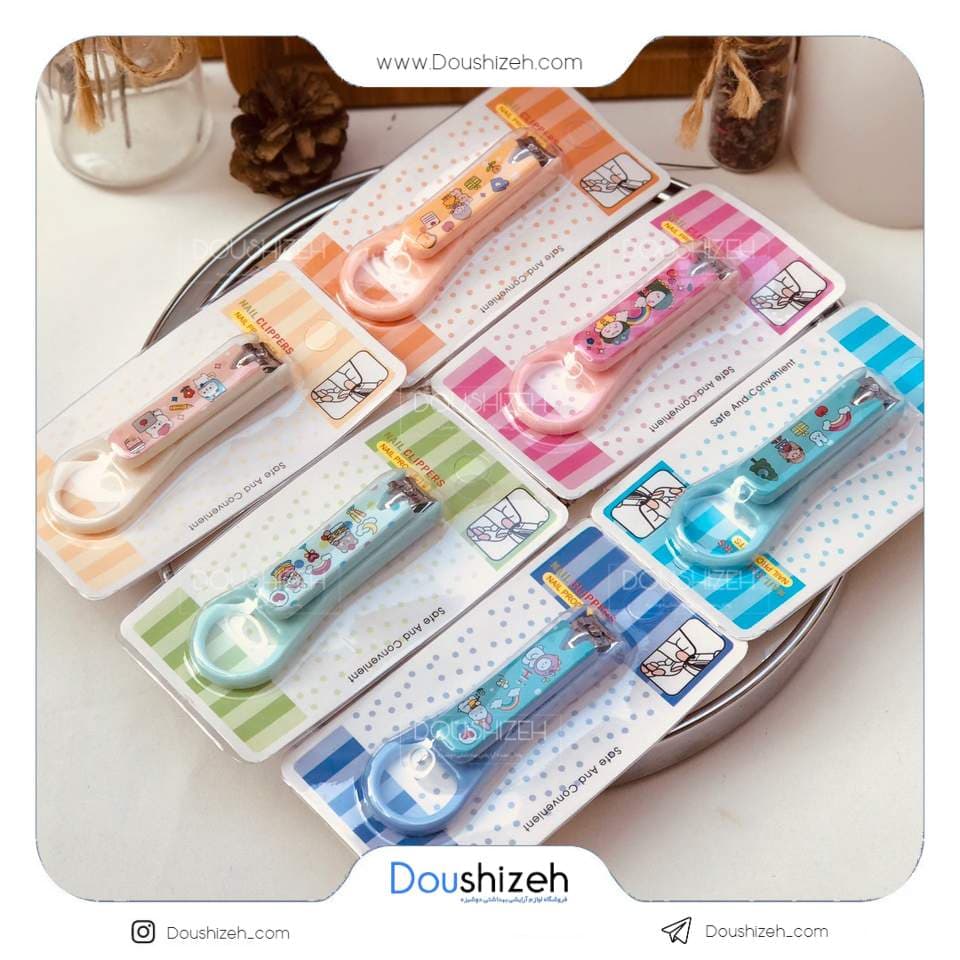 ناخن گیر مدل شکلک دار NAIL CLIPPER
