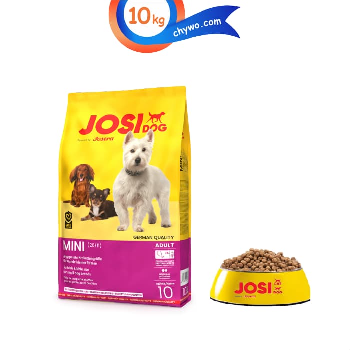 غذای خشک سگ نژاد کوچک جوسی داگ وزن 10 کیلوگرم JosiDog Mini Adult — تصویر ۵