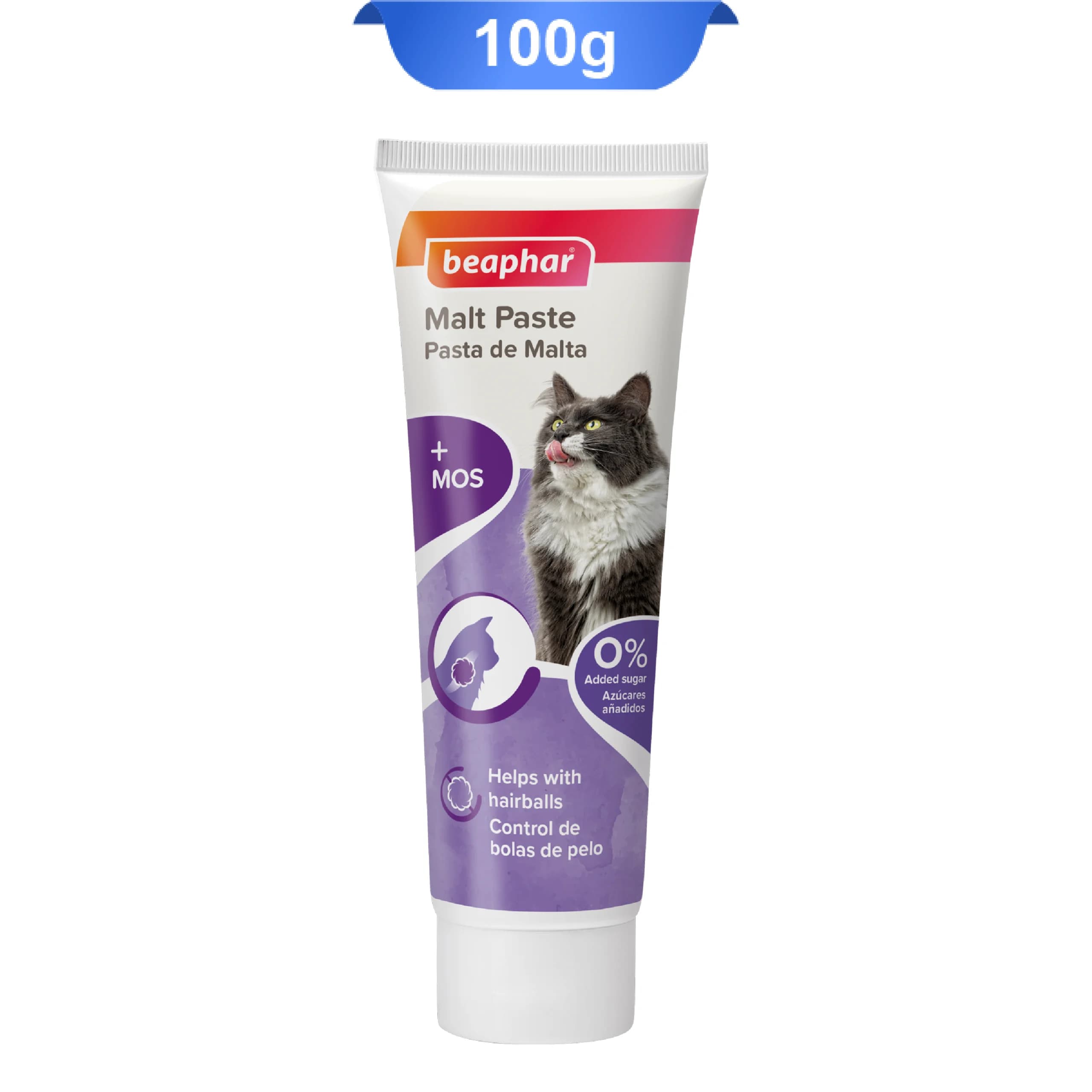 خمیر مالت گربه بیفار حاوی پروبیوتیک وزن 100 گرم Beaphar Malt Paste Anti Hairball
