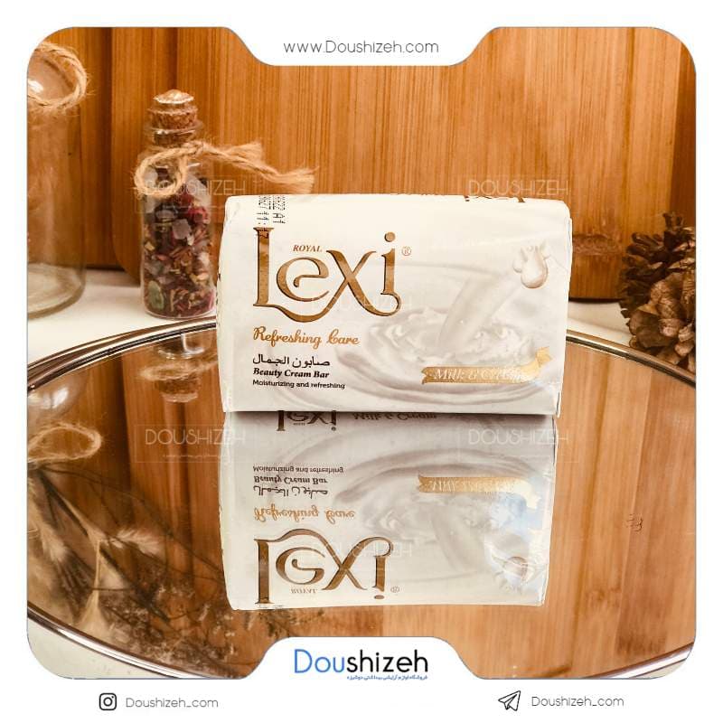 صابون روشن کننده رایحه شیر لکسی LEXI — تصویر ۴
