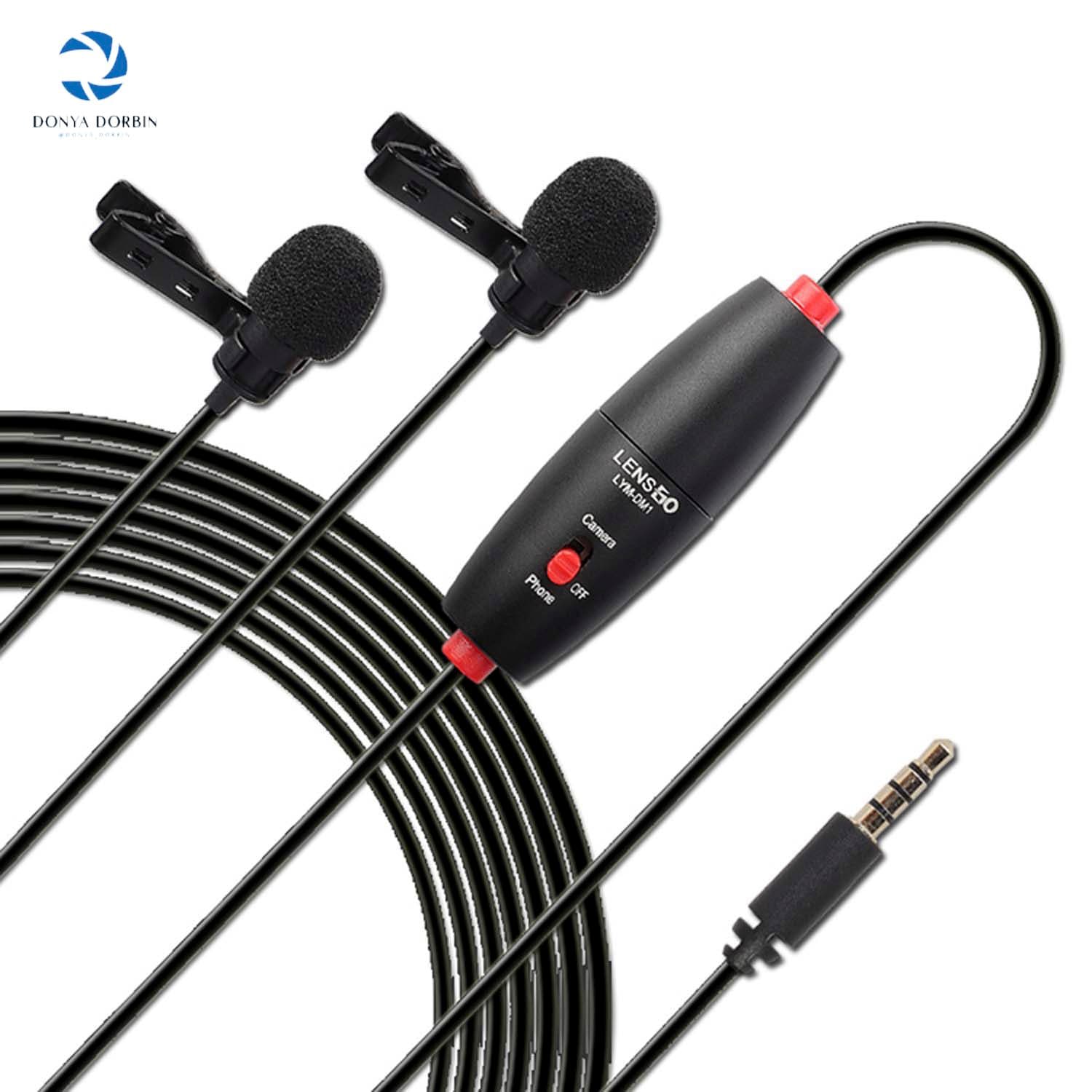 میکروفن یقه ای لنزگو LENSGO LYM-DM1 DOUBLE
