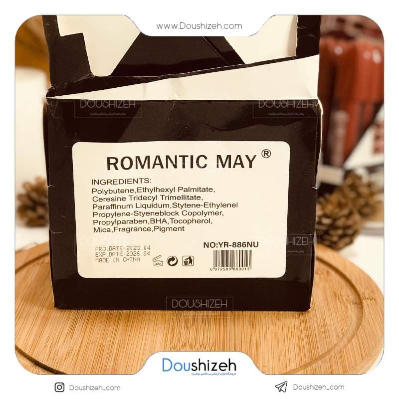 رژ لب مایع کد 886 رمانتیک ROMANTIC MAY — تصویر ۵