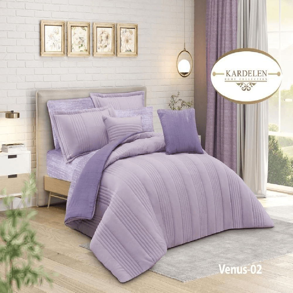 سرویس روتختی مخمل کاردلن kardelen مدل ونوس venus دونفره 8 تکه — تصویر ۵