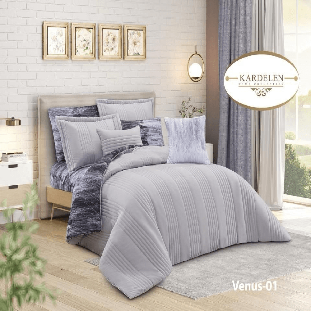 سرویس روتختی مخمل کاردلن kardelen مدل ونوس venus دونفره 8 تکه — تصویر ۳