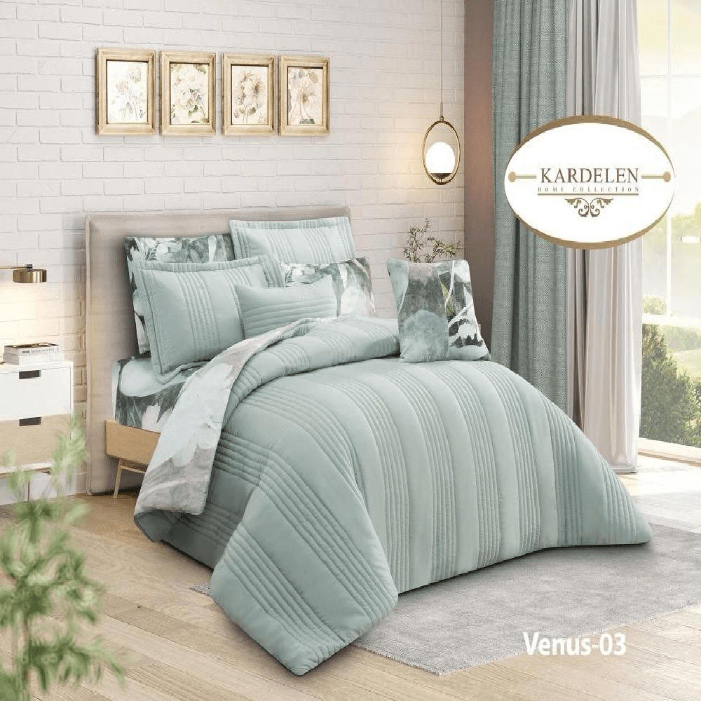 سرویس روتختی مخمل کاردلن kardelen مدل ونوس venus دونفره 8 تکه — تصویر ۴