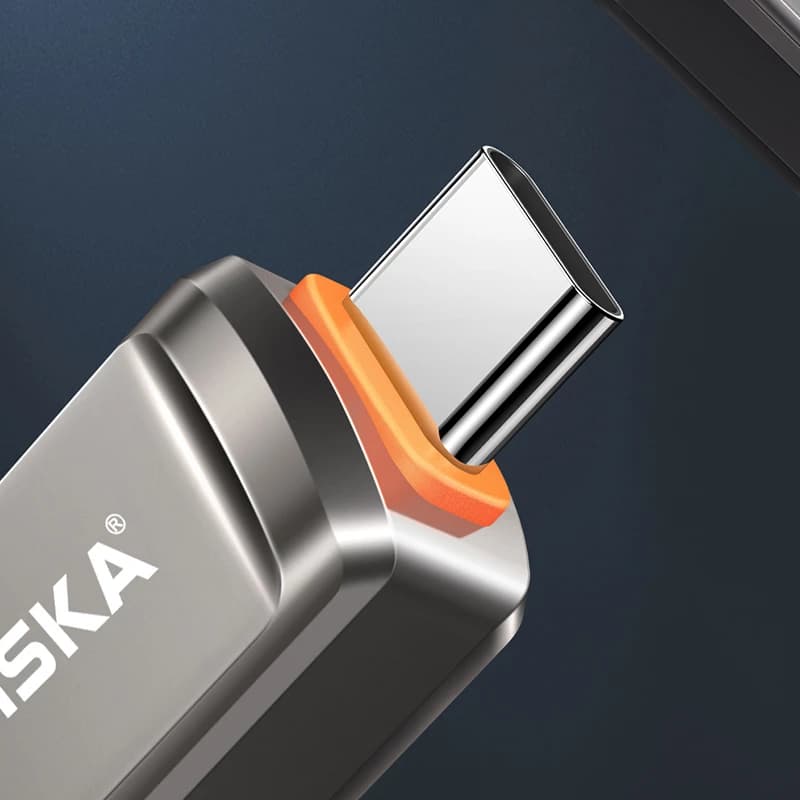 تبدیل OTG تایپ سی هیسکا مدل HISKA H5 — تصویر ۲