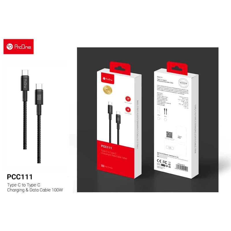 کابل تایپ سی پرووان مدل PCC111 PD — تصویر ۲