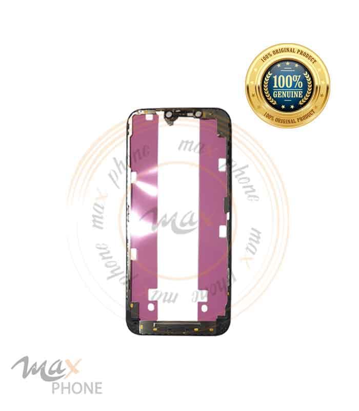 گلس تعمیراتی (گلس فنی) با oca و فریم آیفون 12 پرو مکس مشکی | glass 12 pro max — تصویر ۲