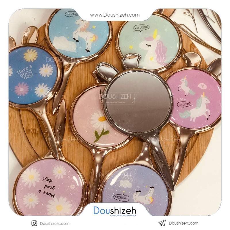 آینه دسته دار یک طرفه طرح خرگوش Mirror — تصویر ۴