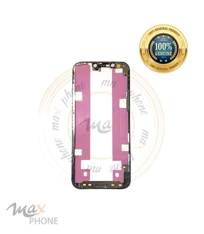 گلس تعمیراتی (گلس فنی) با oca و فریم آیفون 12 پرو مشکی | glass 12 pro — تصویر ۲