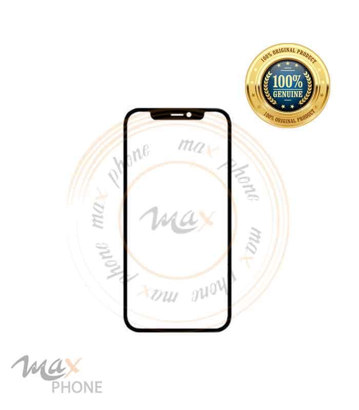 گلس تعمیراتی (گلس فنی) با oca و فریم آیفون ایکس آر مشکی | Repair glass iphone Xr