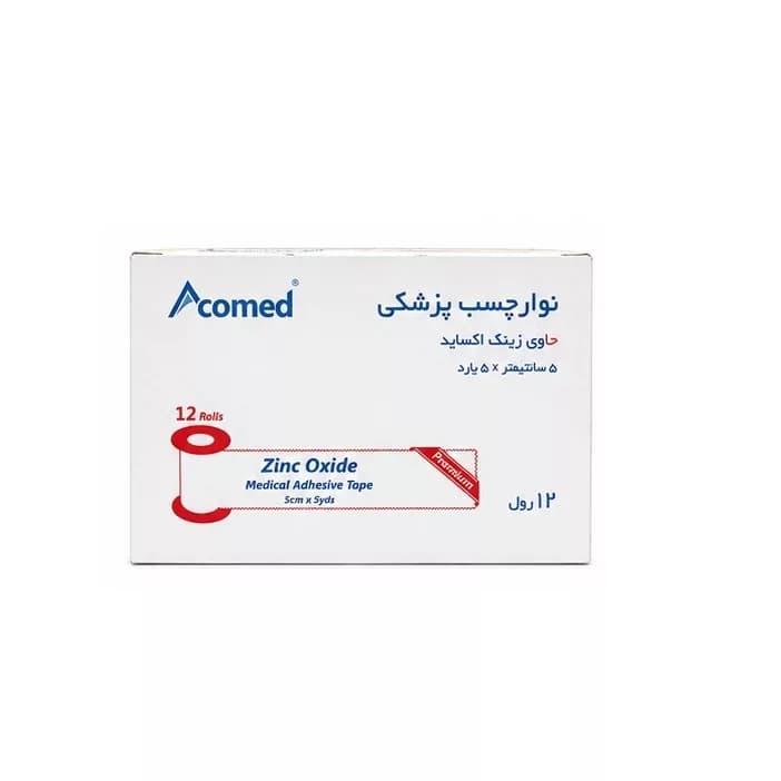 چسب زخم مدل Zinc Oxide بسته 12 عددی