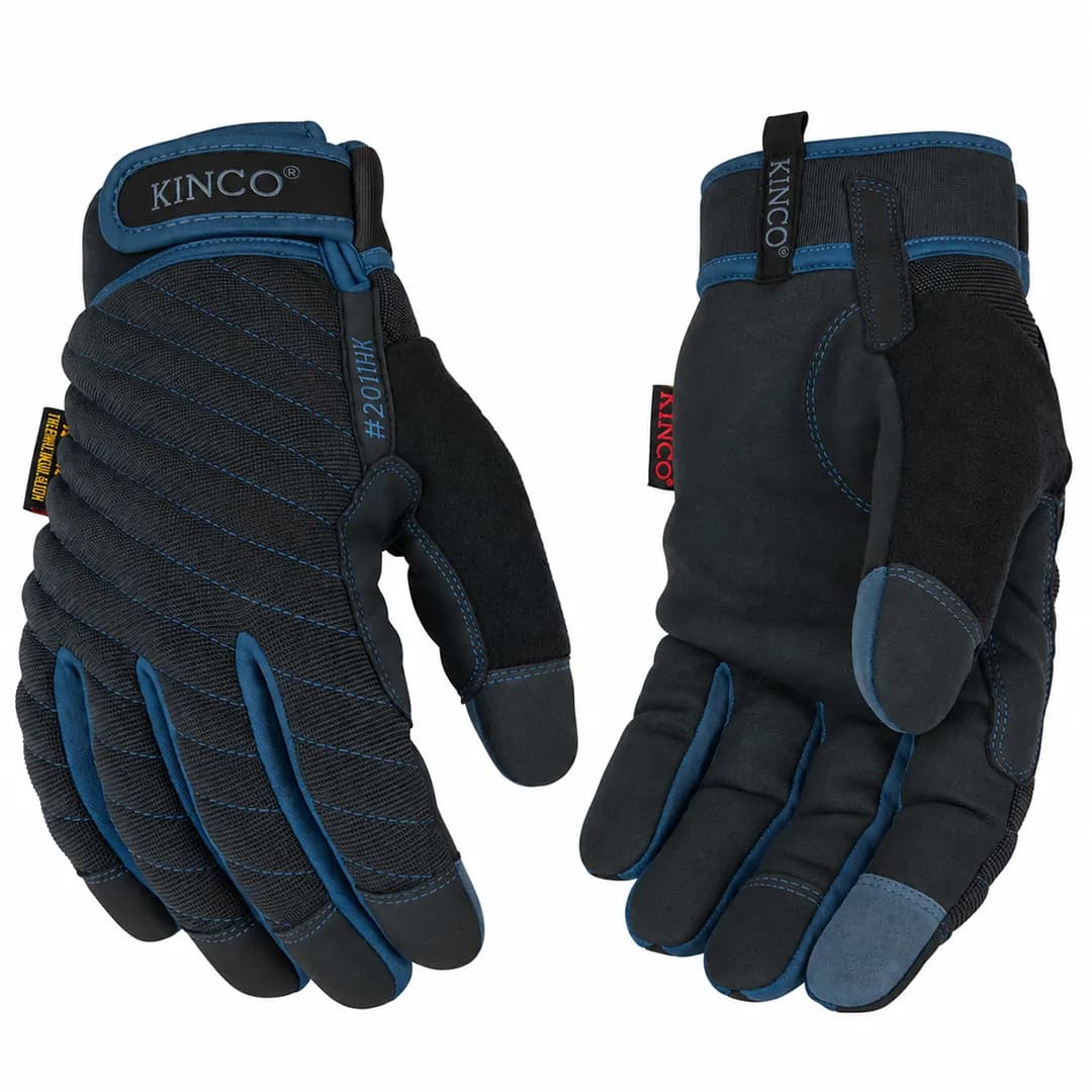 دستکش زمستانی کینکو مدل HEATKEEP BLACK NAVY BLUE