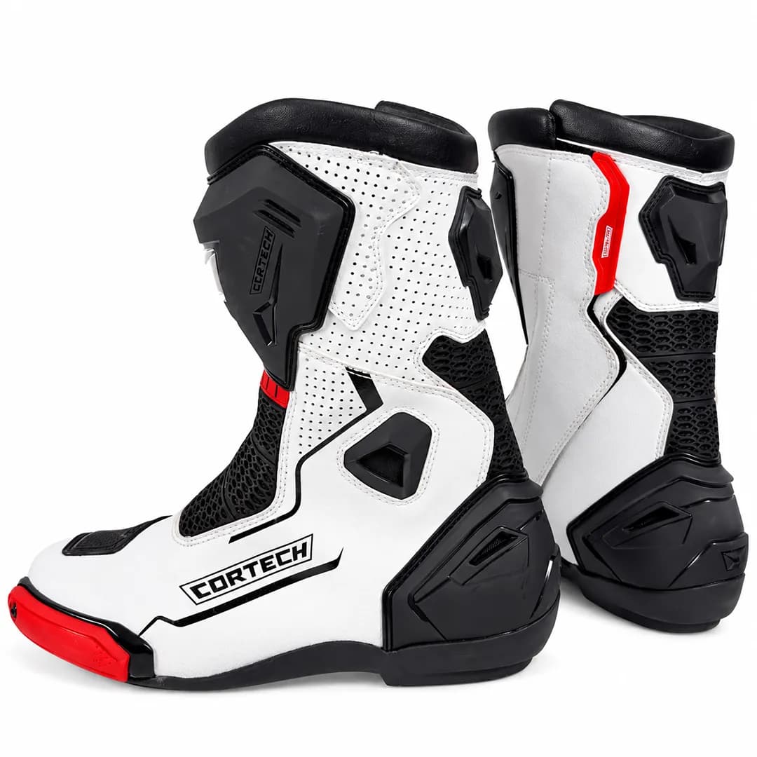 بوت ریسی کورتک مدل Black White Red REVO RR AIR — تصویر ۲
