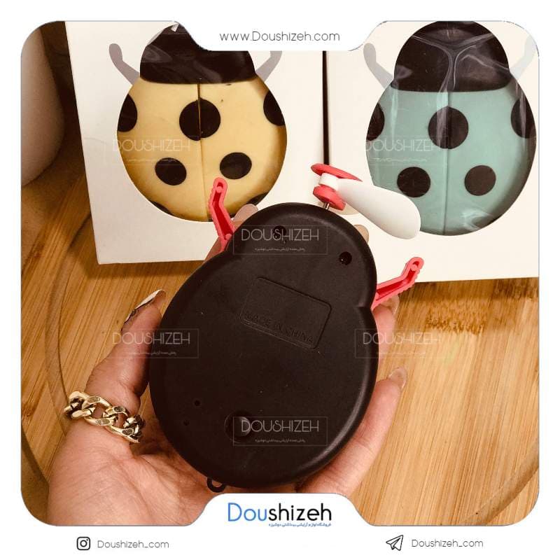 آینه ال ای دی دار و مینی فن طرح کفش دوزک — تصویر ۵