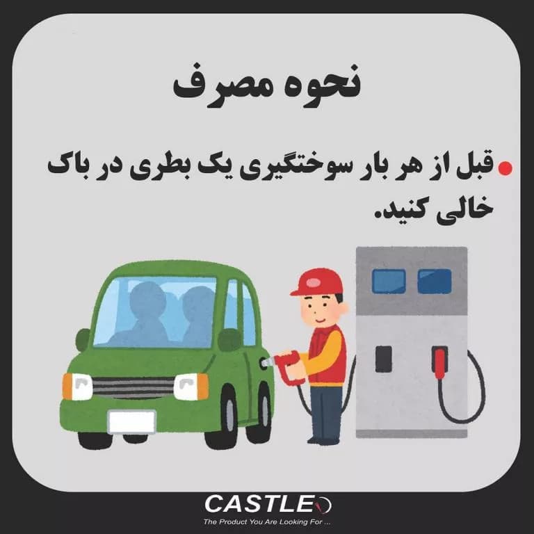 اکتان بوستر کستل مدل پاور حجم 400 میلی لیتر — تصویر ۲
