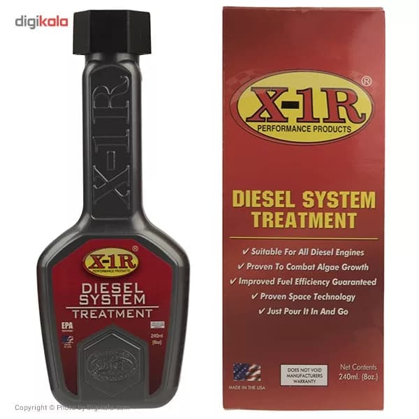 مکمل سوخت خودرو X-1R حجم 240 میلی لیتر — تصویر ۳