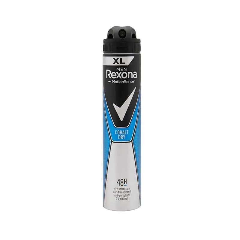 اسپری مردانه رکسونا کبالت درای Rexona مدل Cobalt Dry حجم 200 میل