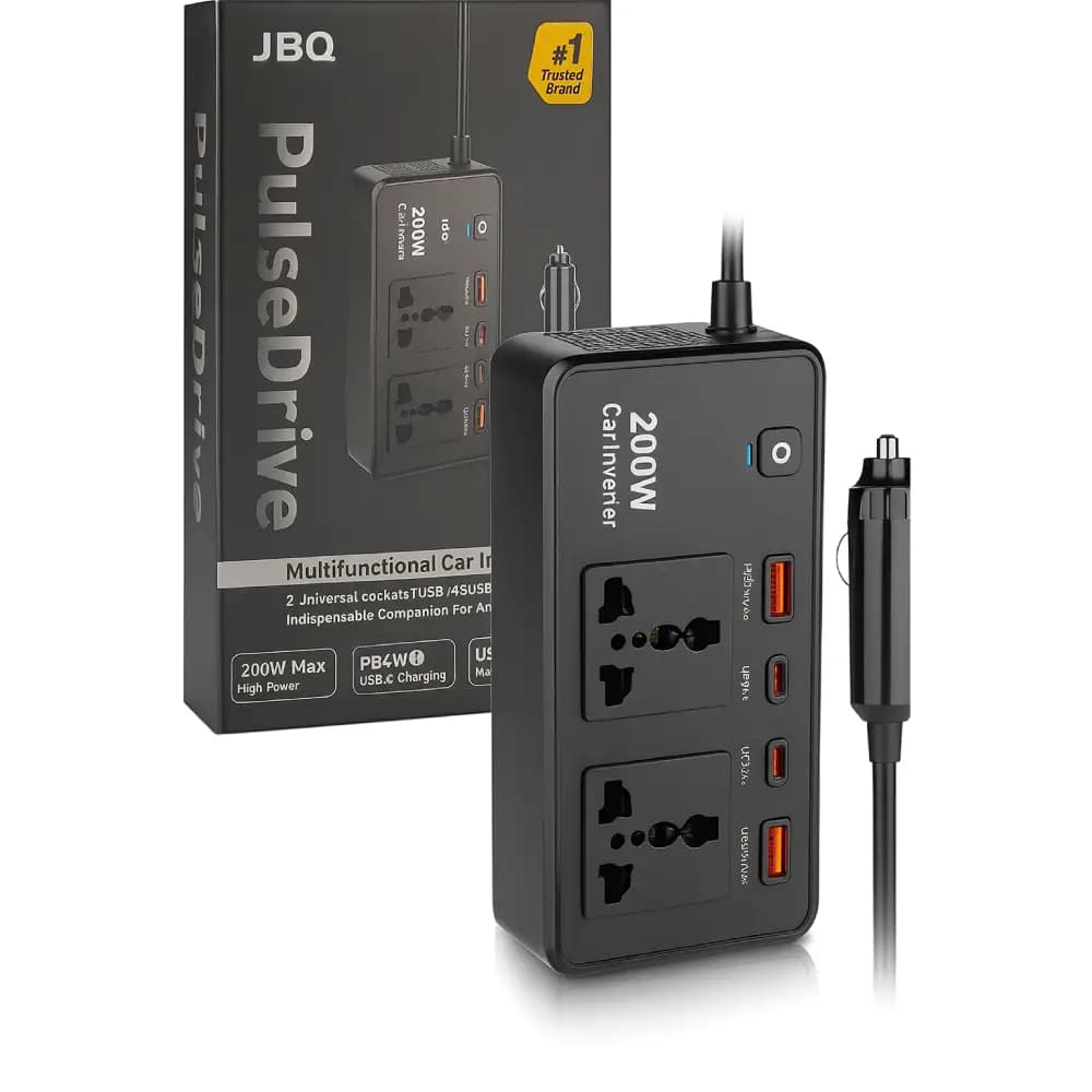 اینورتر برق خودرو فندکی چند منظوره JBQ مدل M670852