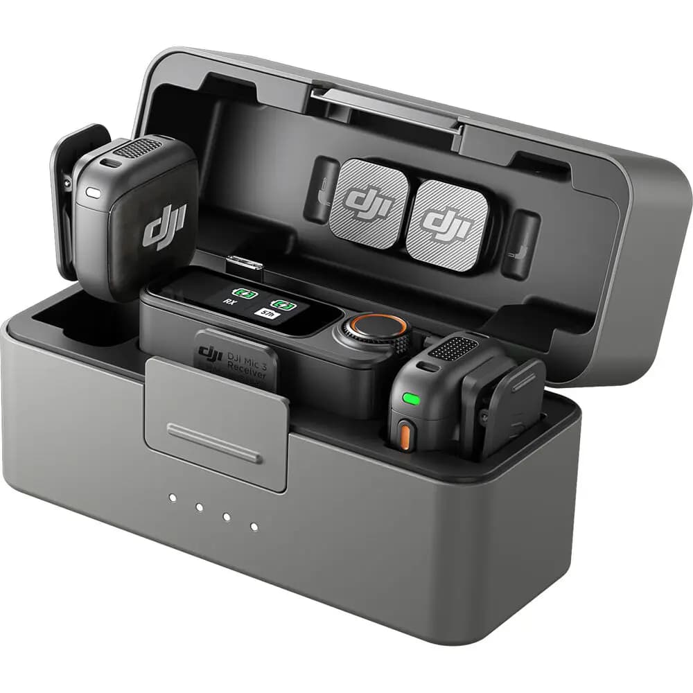 میکروفون دی جی آی میک 3 برای دوربین و تلفن هوشمند DJI Mic 3 دو کاربره — تصویر ۳