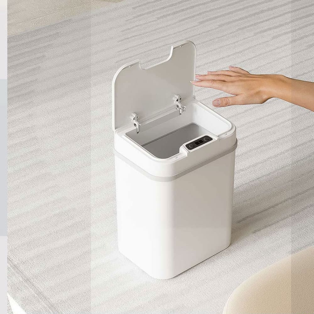 سطل زباله هوشمند Xiaomi GIPIN Smart Sensor Trash Can 15L LJT-01 — تصویر ۴