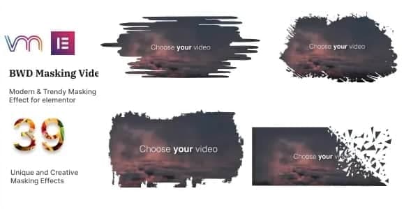 دانلود افزونه وردپرس BWD Masking Video برای المنتور