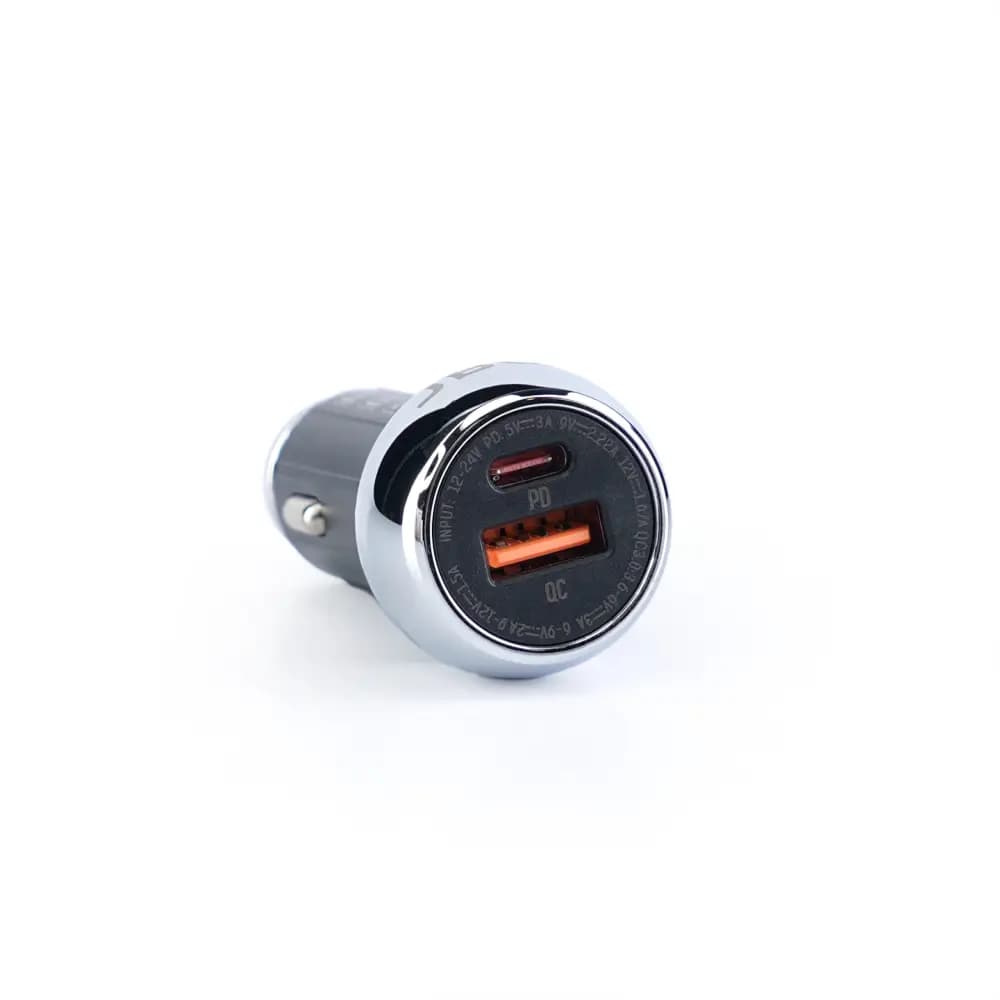 شارژر فندکی دو پورت (PD , QC3.0) جی بی کیو مدلC1 — تصویر ۴