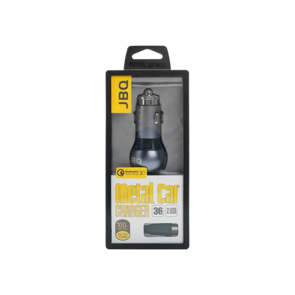 شارژر فندکی دو پورت جی بی کیو با کابل مدل C-503Q — تصویر ۴