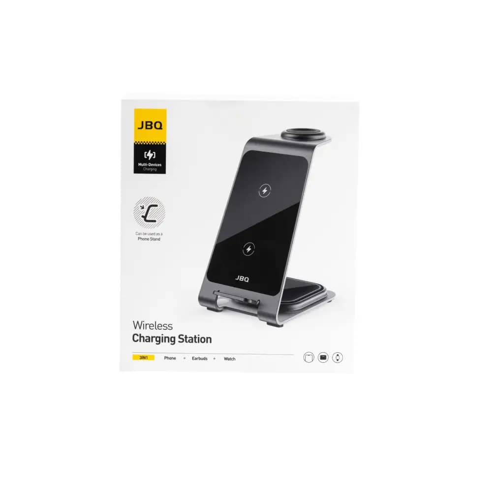 شارژر بی سیم جی بی کیو مدل WIC-01 (4in1) — تصویر ۲