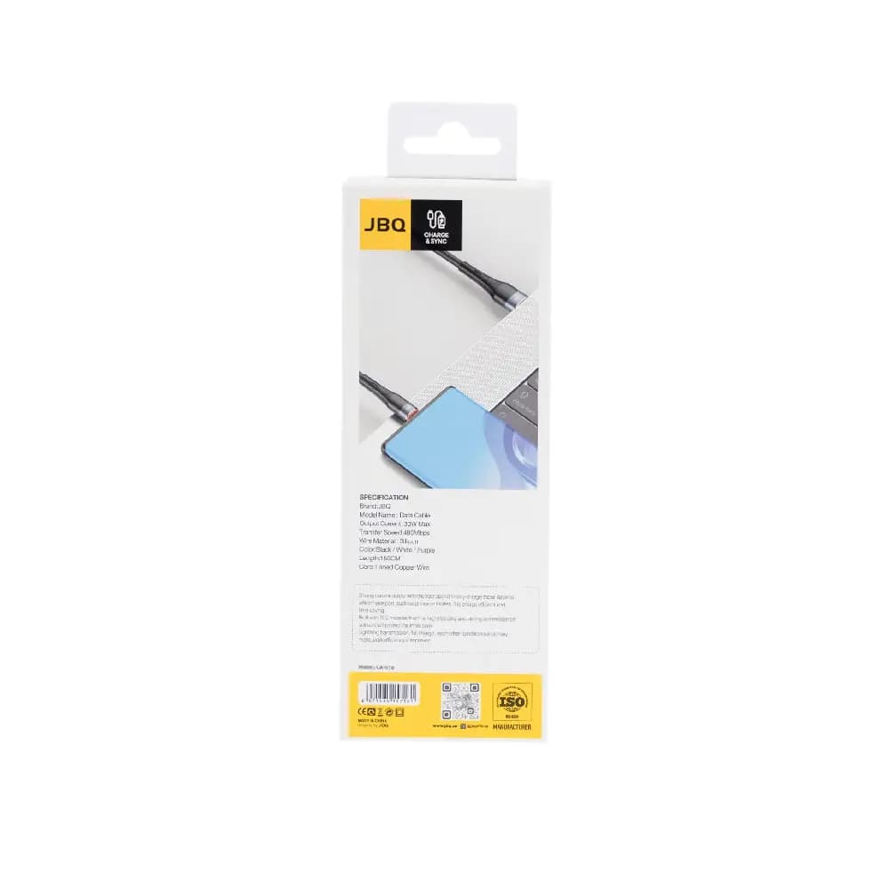 کابل شارژ تایپ سی به لایتنینگ جی بی کیو مدل CA-516 — تصویر ۳
