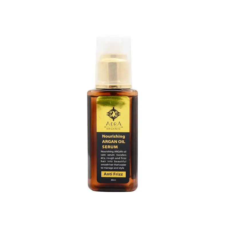 سرم مو آدرا مغذی و آنتی فریز آرگان Adra Anti Frizz Argan Oil