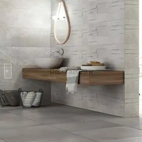 سرامیک مولیس وند خاکستری 100*33 اسپینکر تبریز