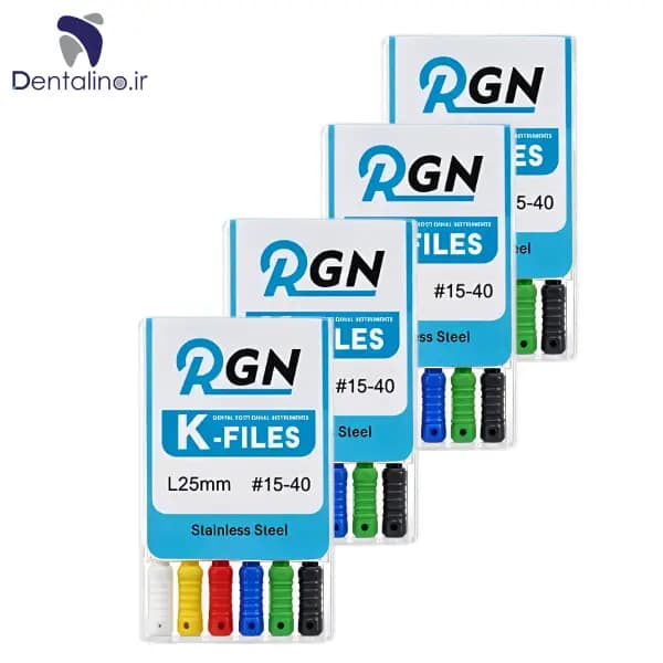 فایل دستی K فایل روژین (طول 25)RGN SS-K Files