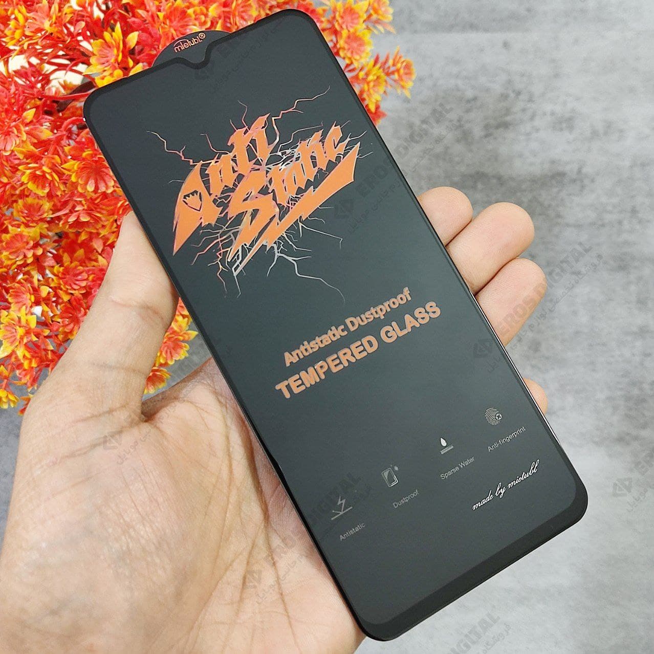 گلس Xiaomi Note 8 Pro / Poco M3 / Redmi 9T آنتی استاتیک میتوبل (اصل)