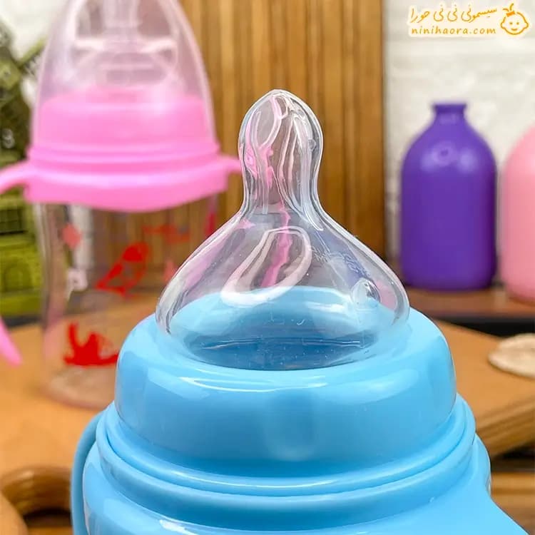 شیشه شیر پیرکس دسته دار ۱۵۰ میل بی بی لند 497 — تصویر ۵