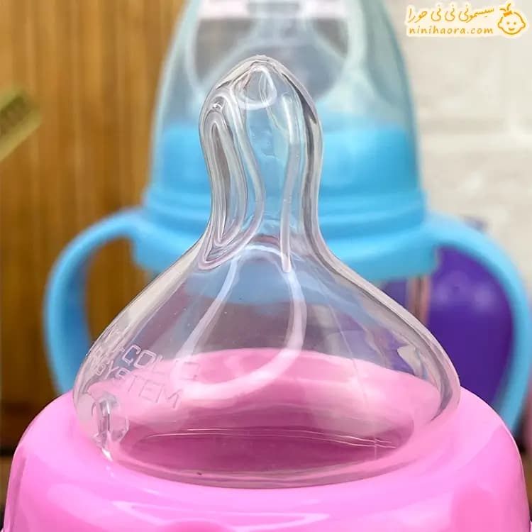 شیشه شیر پیرکس دسته دار بی بی لند494 — تصویر ۳