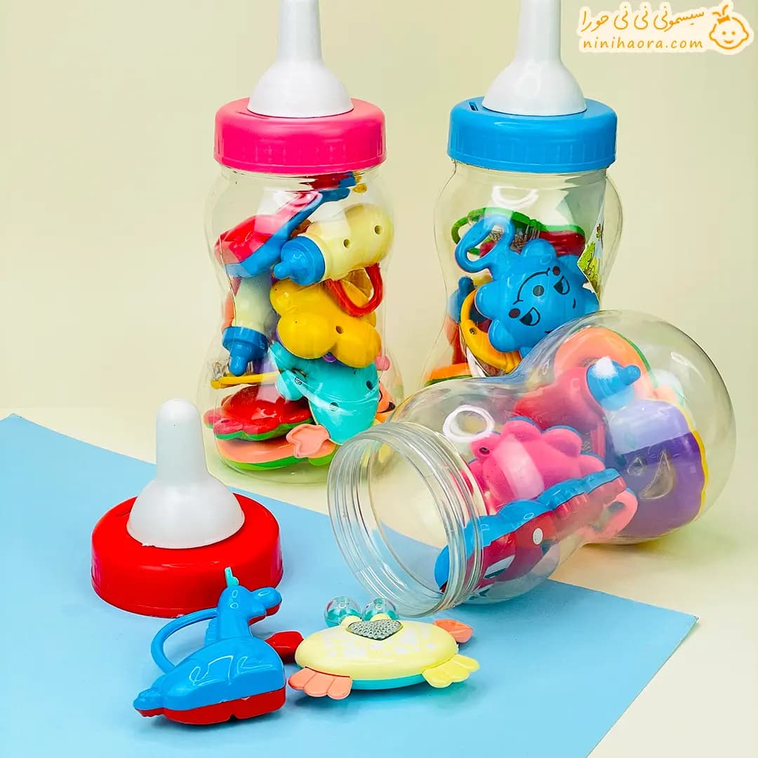 پک جغجغه شیشه شیر متوسط — تصویر ۴
