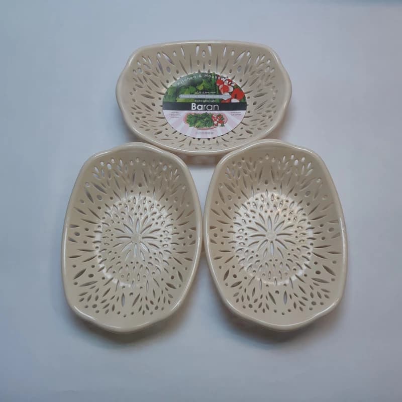 سبد نان و سبزی مدل باران کد ۲ بسته ی ۳ عددی — تصویر ۲