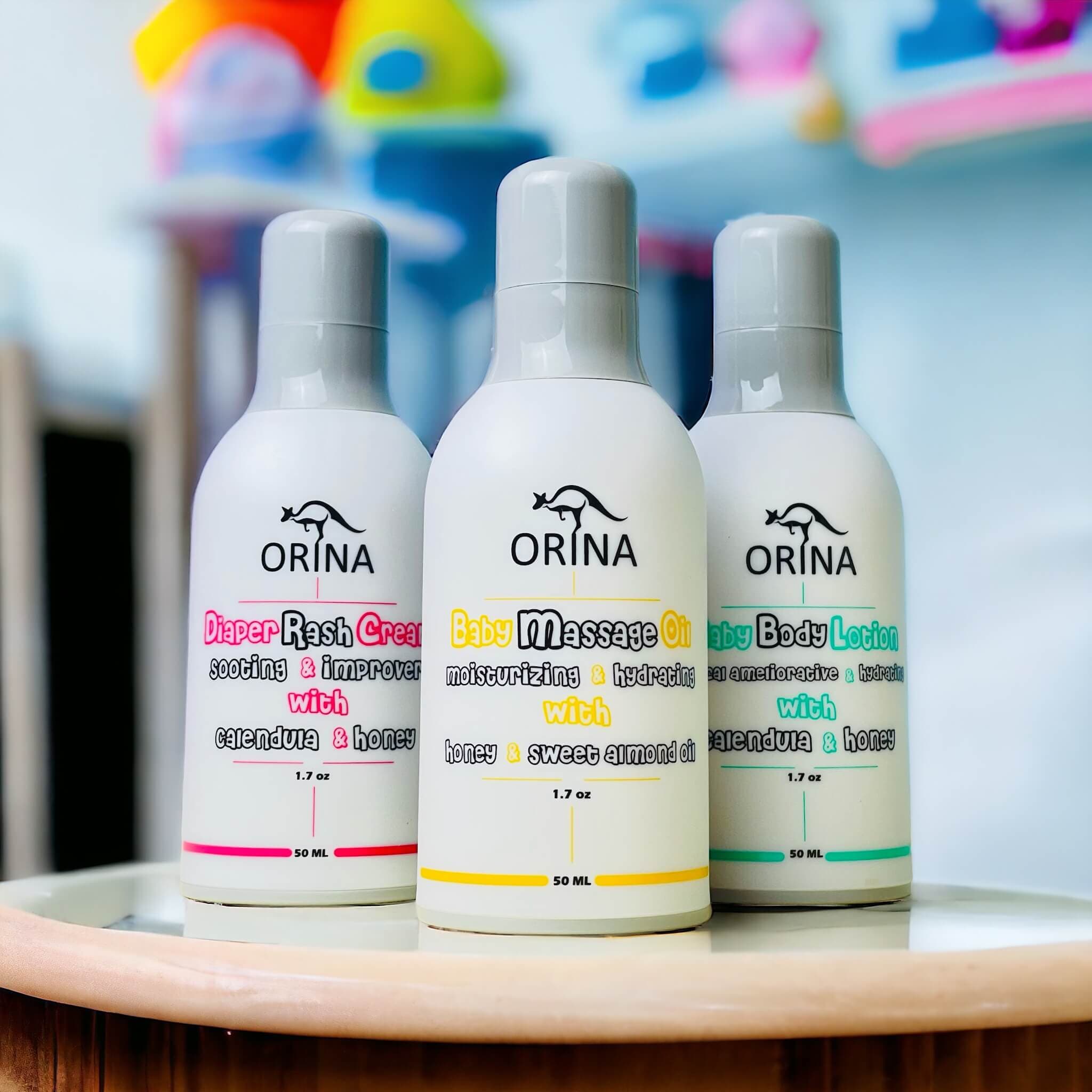 لوسیون بدن اورینا 50ml — تصویر ۳