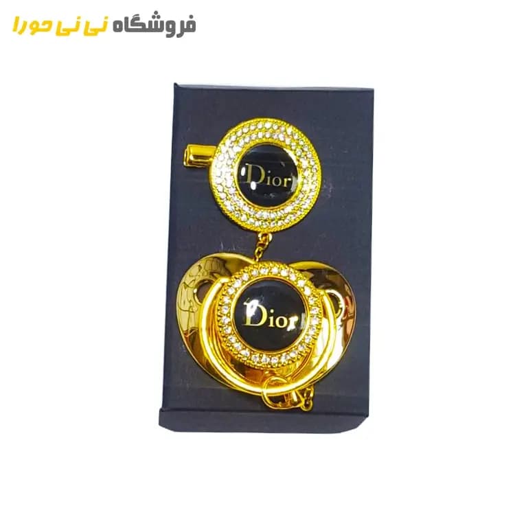پستانک لاکچری نگین کاری شده ارتودنسی — تصویر ۵