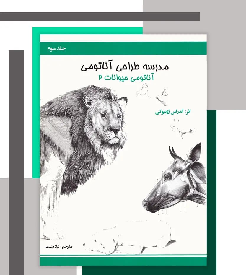 مدرسه طراحی آناتومی: آناتومی حیوانات جلد 2 | نشر اکتا | خرید کتاب — تصویر ۳