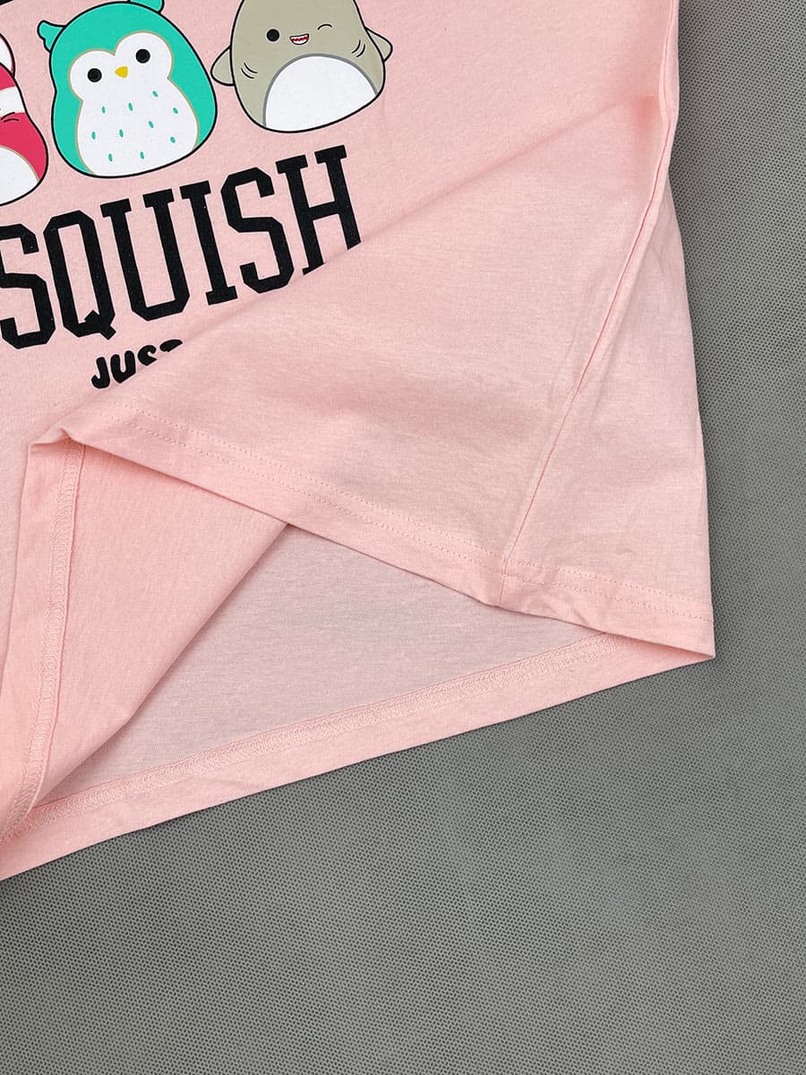 تیشرت نخی دخترانه SQUISHMALLOWS کد A1388 — تصویر ۳