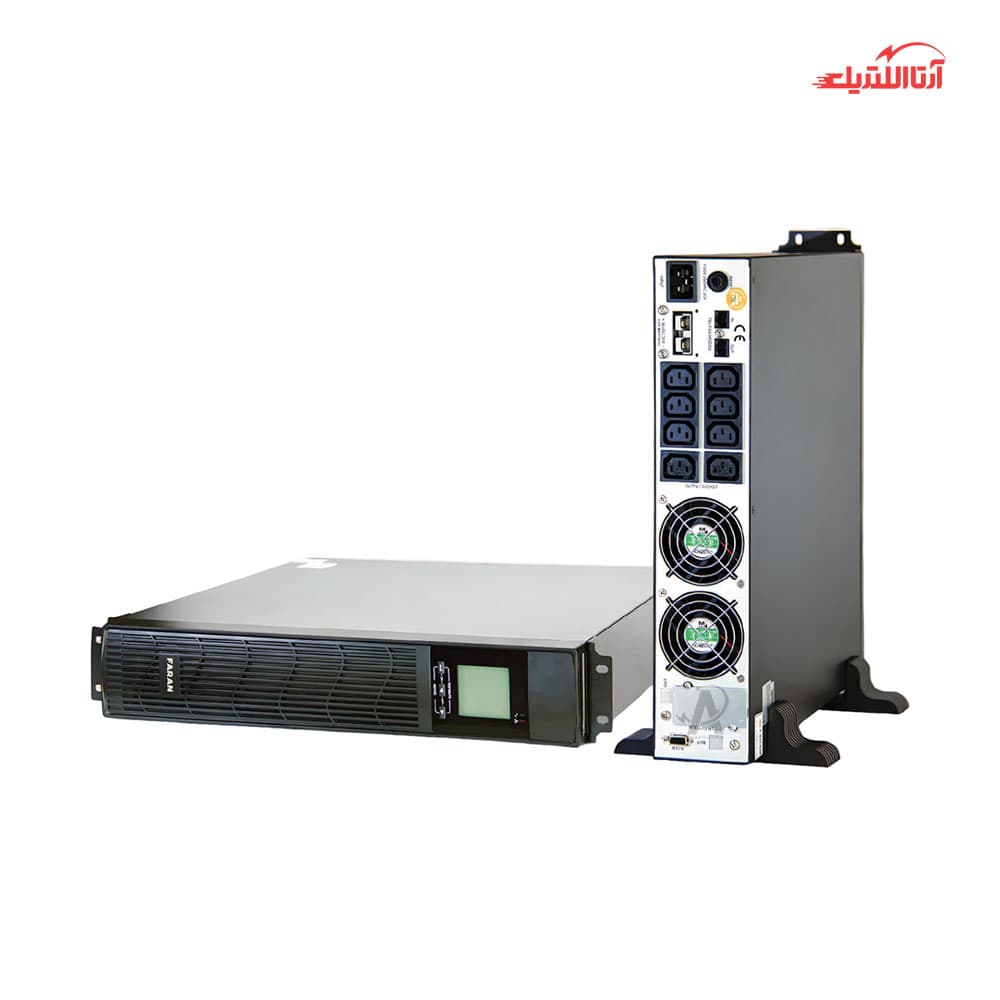 یو پی اس آنلاین 3KVA فاران مدل Vigor RT باتری داخلی — تصویر ۵