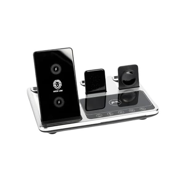 شارژر وایرلس رومیزی 4 کاره Green Lion 4in1 Wireless Charging Station — تصویر ۴
