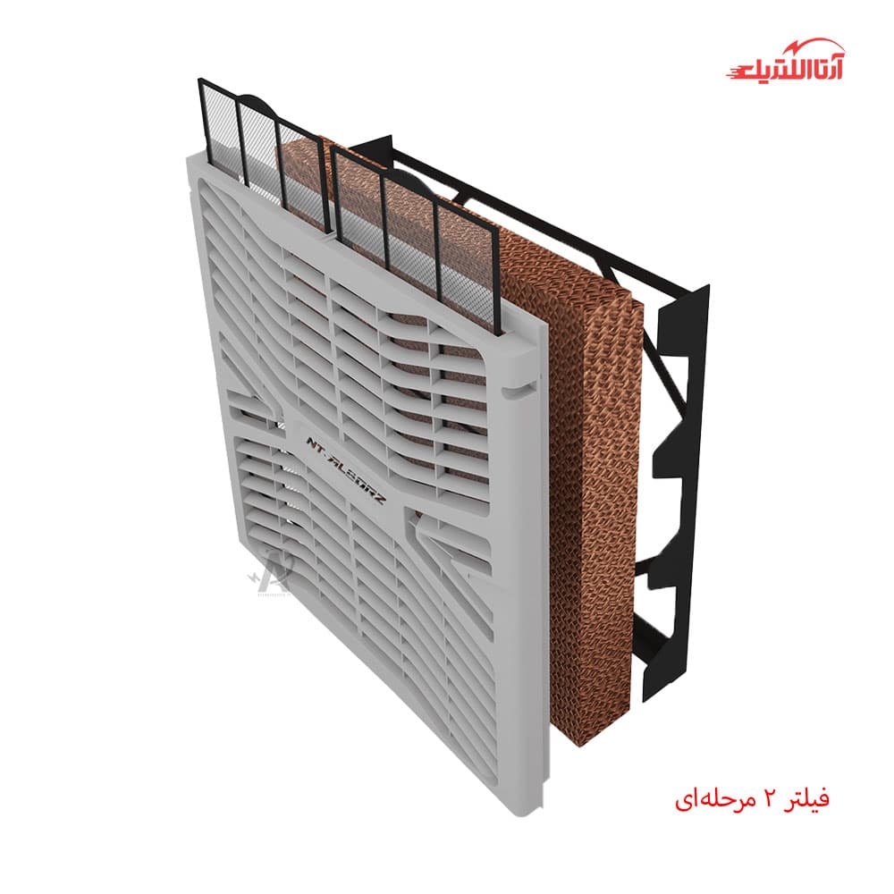کولر پلیمری سلولزی 8500 روبرو زن نیرو تهویه البرز مدل BCF-85 — تصویر ۵