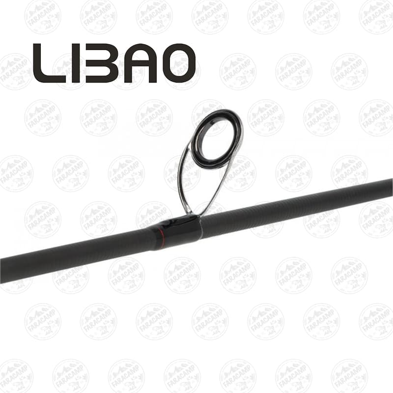 چوب ماهیگیری اسپینینگ LIBAO دوتکه کربن ۱٬۹۸ متر مدل Bass Hunter اکشن ۸-۳۵ — تصویر ۴