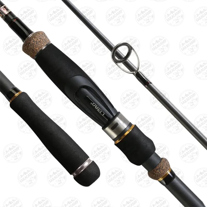 چوب ماهیگیری اسپینینگ LIBAO دوتکه کربن ۱٬۹۸ متر مدل Bass Hunter اکشن ۸-۳۵ — تصویر ۸